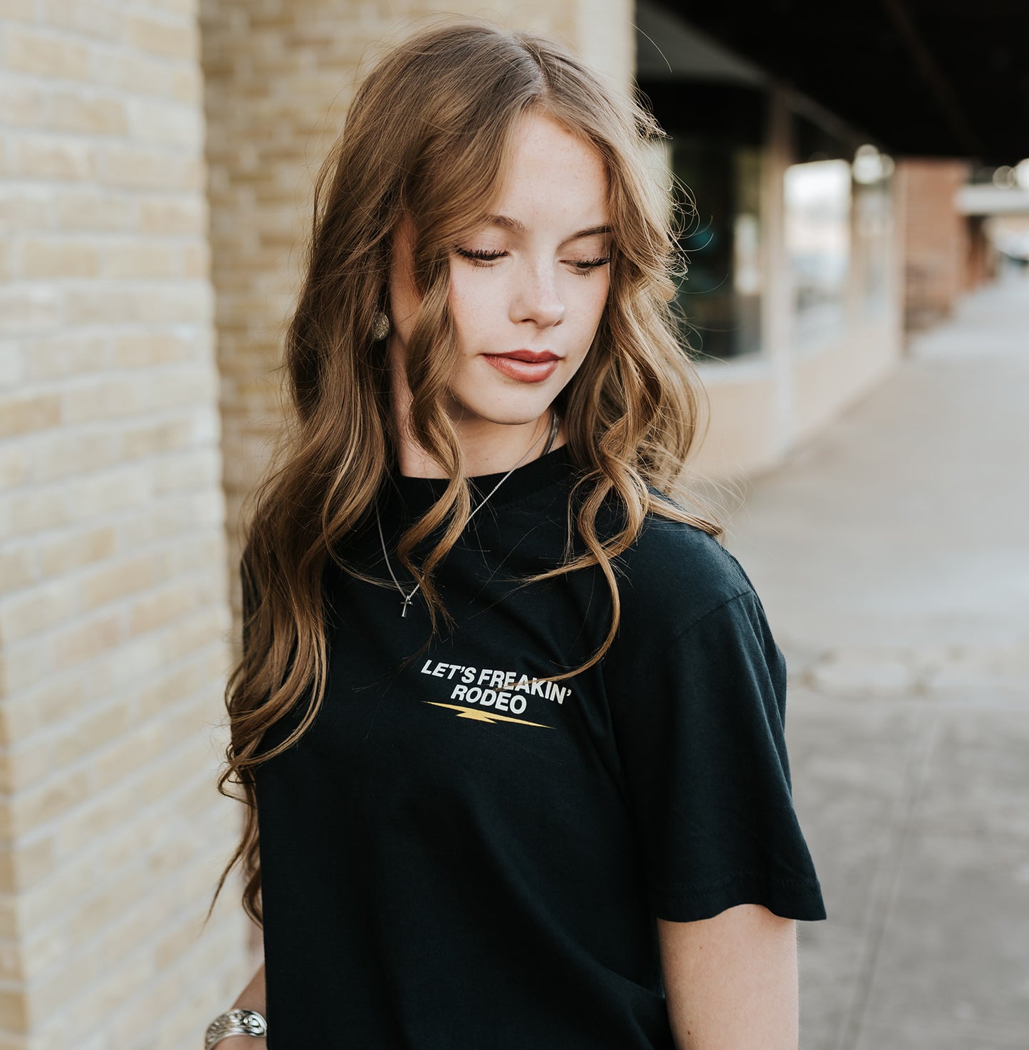 "The Weak Go Home" Western Tee Shirt | Black