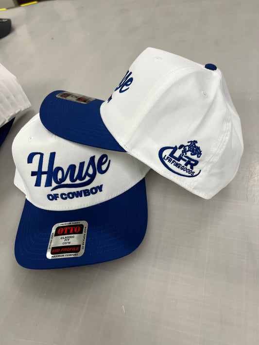 Blue House of Cowboy Cap