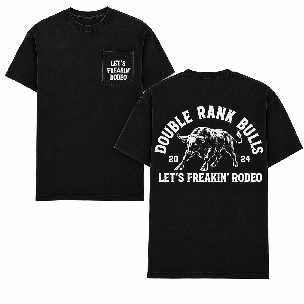 Double Rank Bulls Rodeo Tee