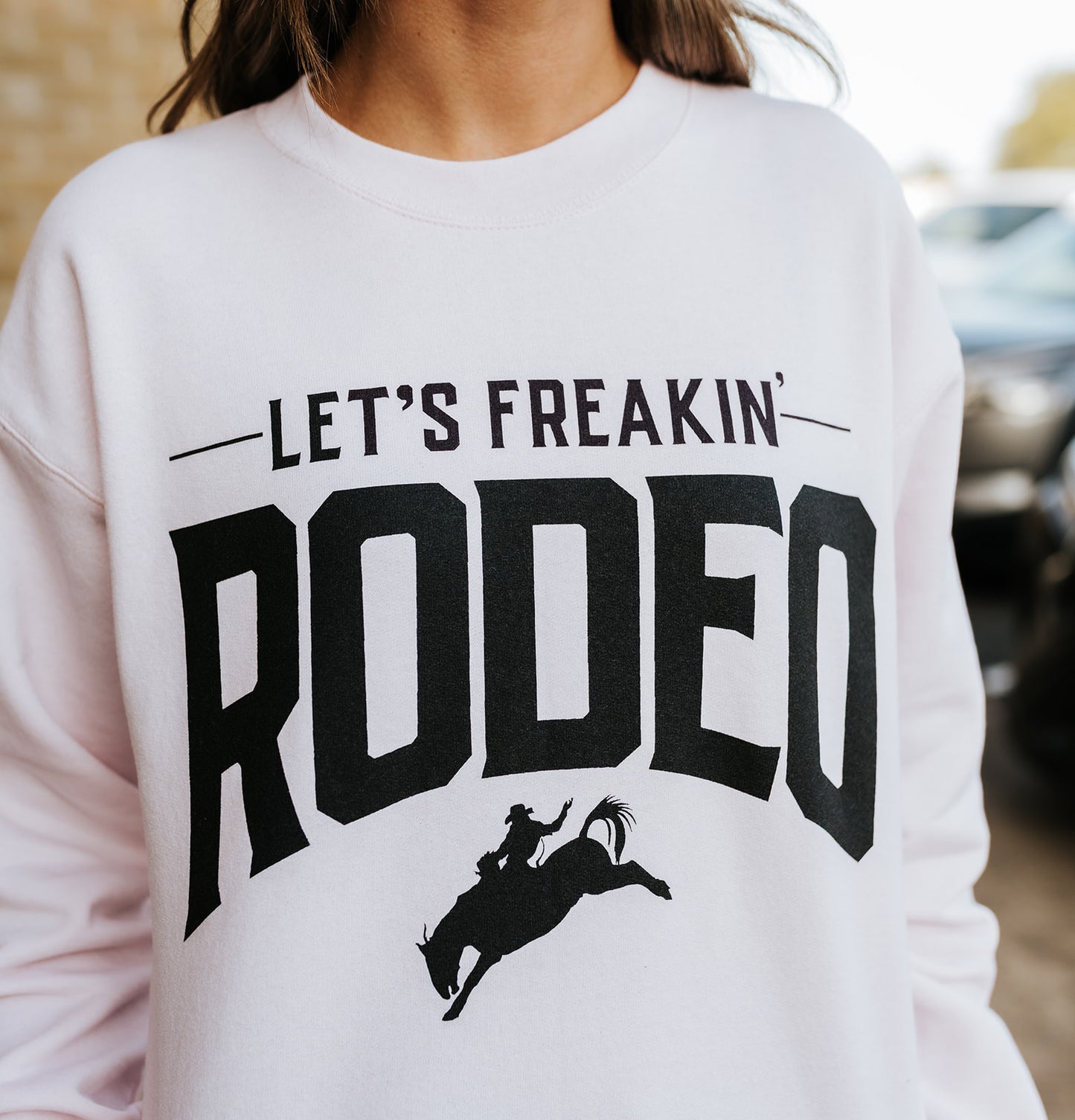 Women’s Rodeo Sweatshirt | Pink