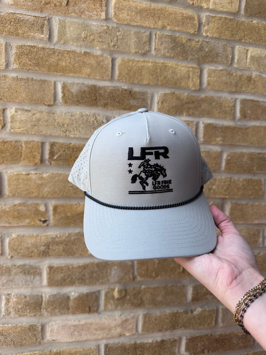 Silver/Black "LFR Fine Goods" Cap