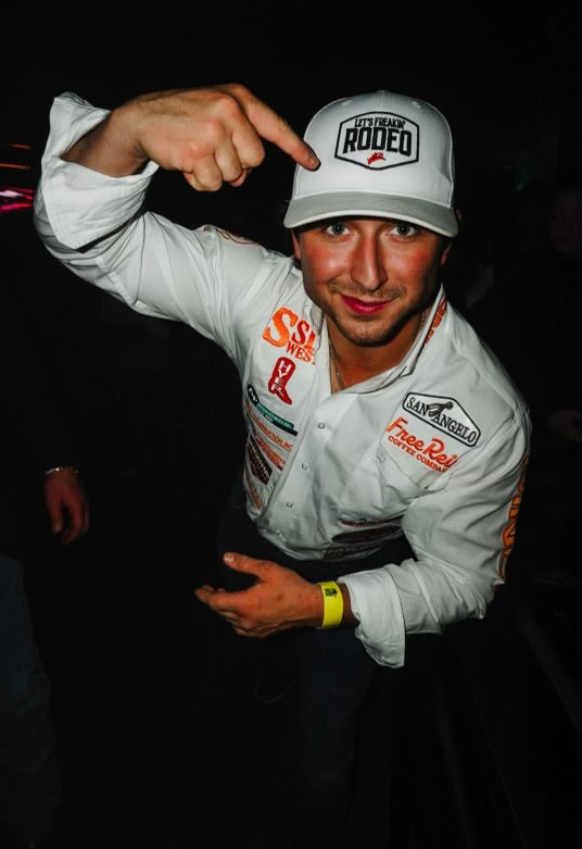 Let's Freakin' Rodeo Official Cap - White