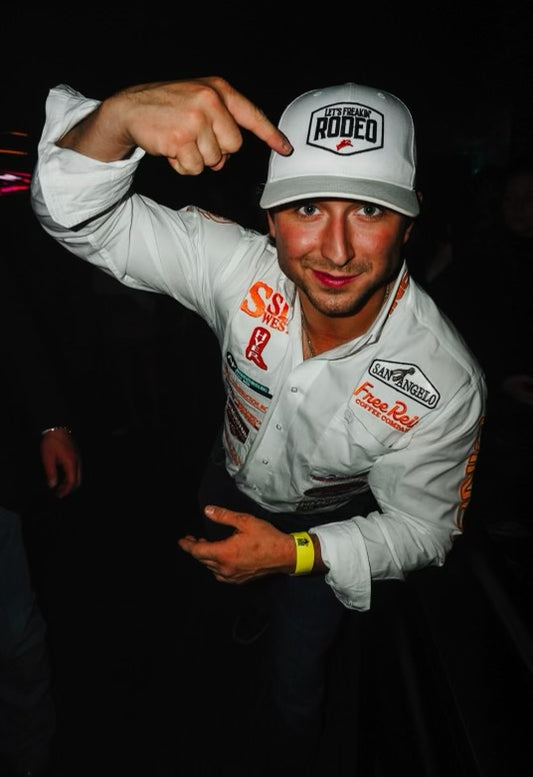 Let's Freakin' Rodeo Official Cap - White