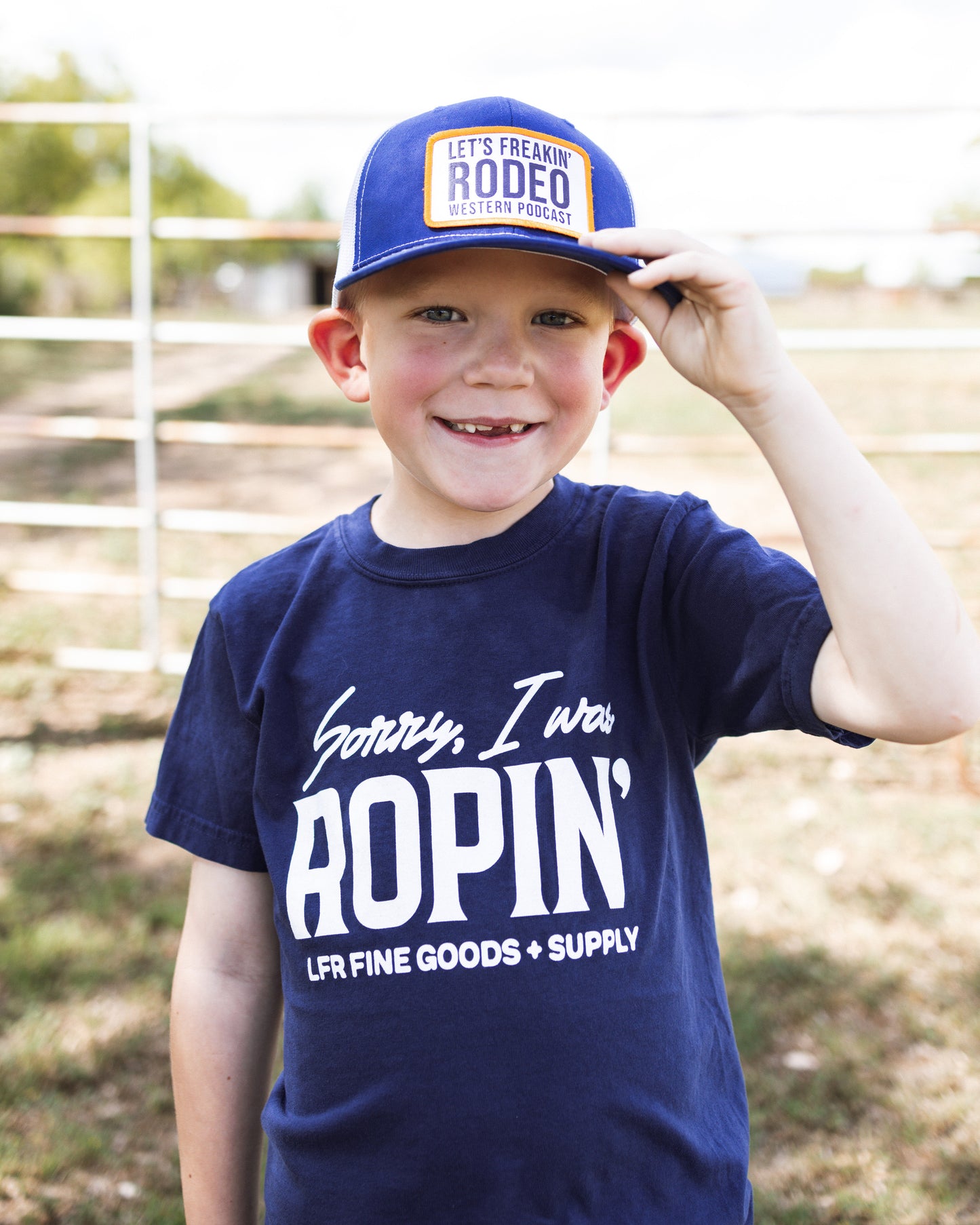 Kids Sorry I Was Roping Tee