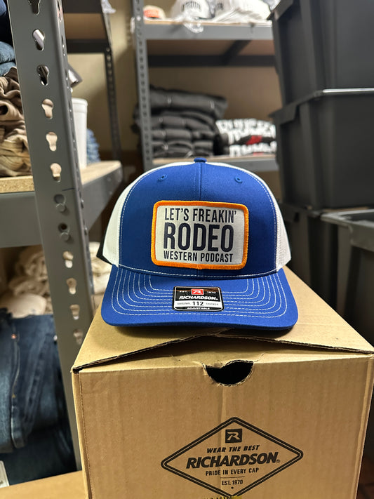 Western Podcast Cap ROYAL/ORANGE