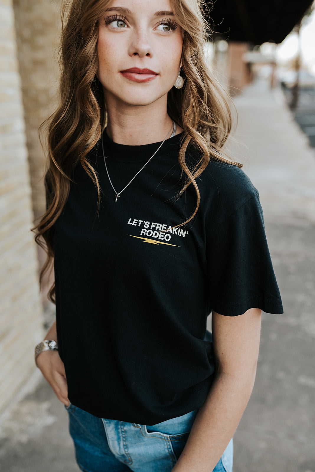 "The Weak Go Home" Western Tee Shirt | Black