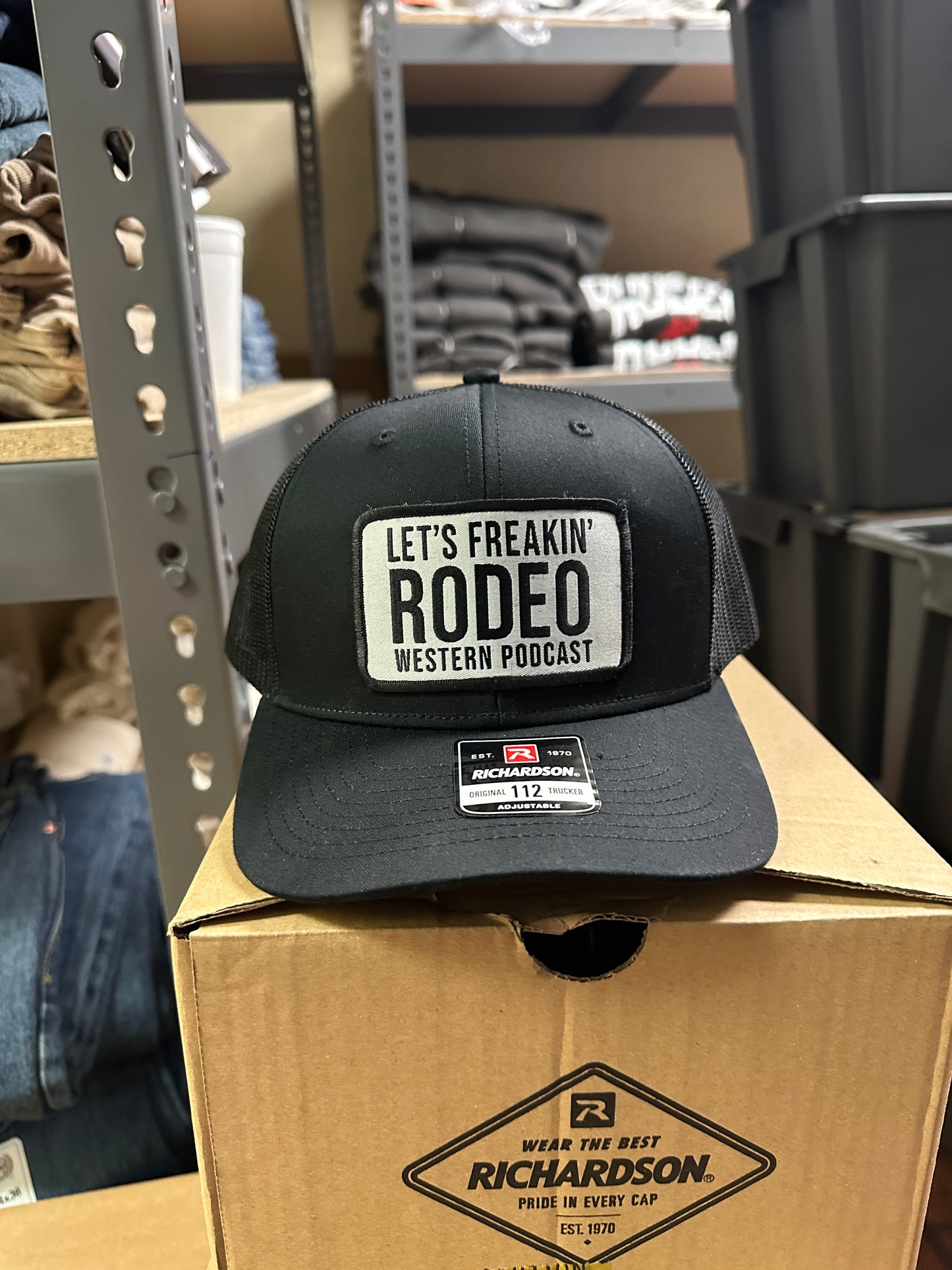 Western Podcast Cap BLACK