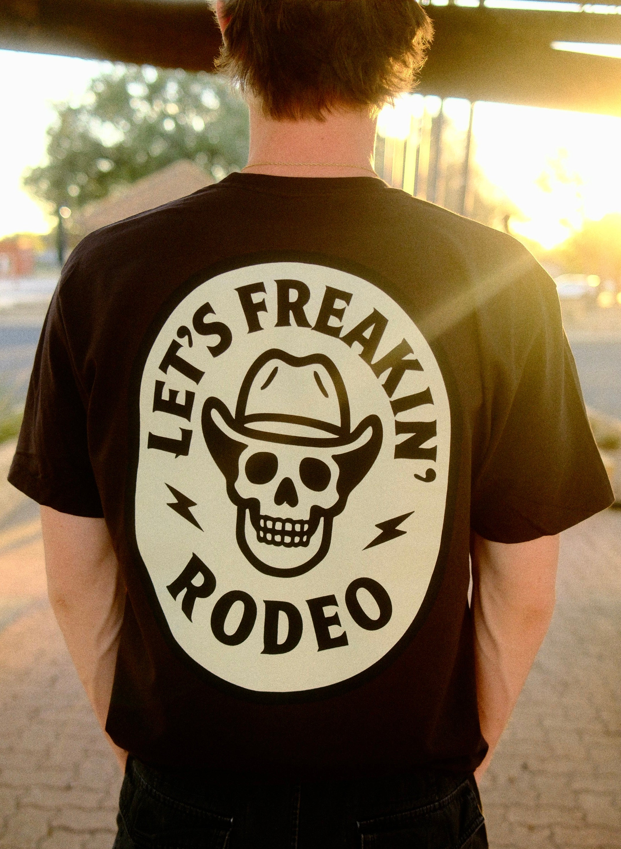 Skull Tee (Cowboy Christmas Collection) – Let's Freakin' Rodeo