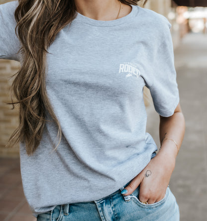 Grey Simple Logo Tee