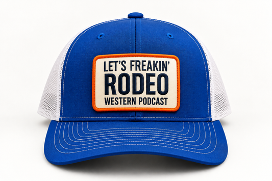 Western Podcast Cap ROYAL/ORANGE