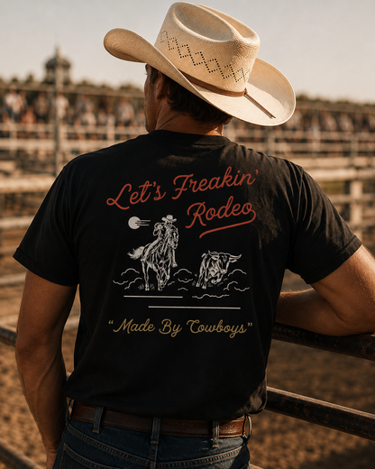 Steer Wrestling Tee