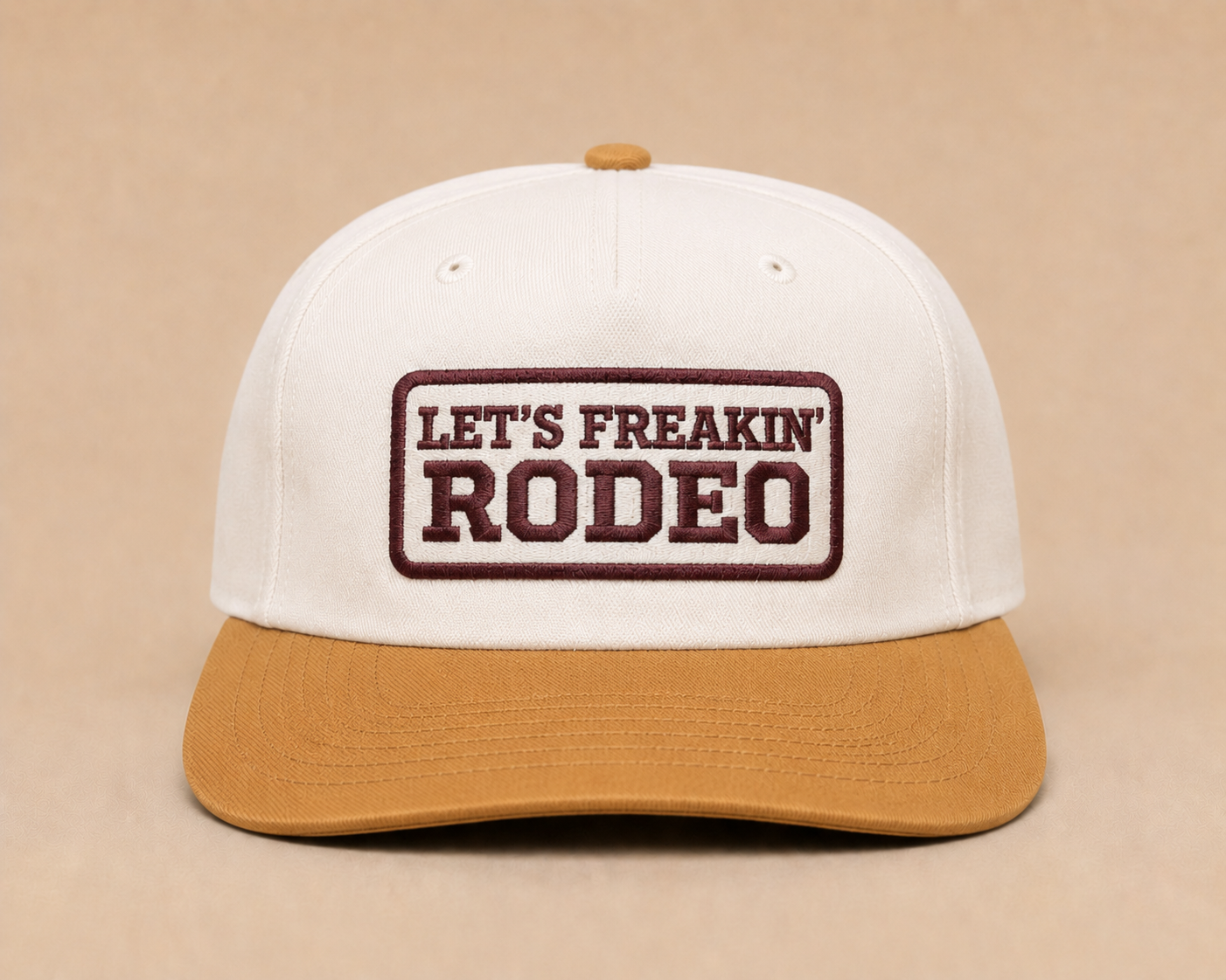Khaki/Cream LFR Patch Cap