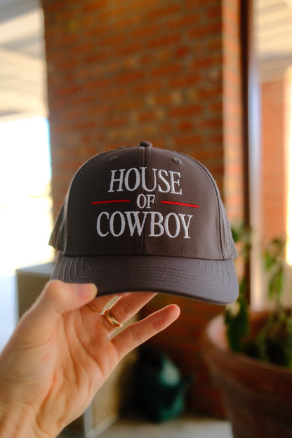 Charcoal "House of Cowboy" Cap