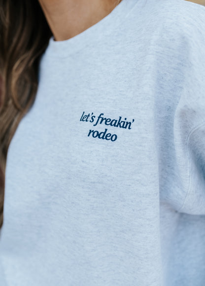 Heather Grey Pocket Logo Sweatshirt