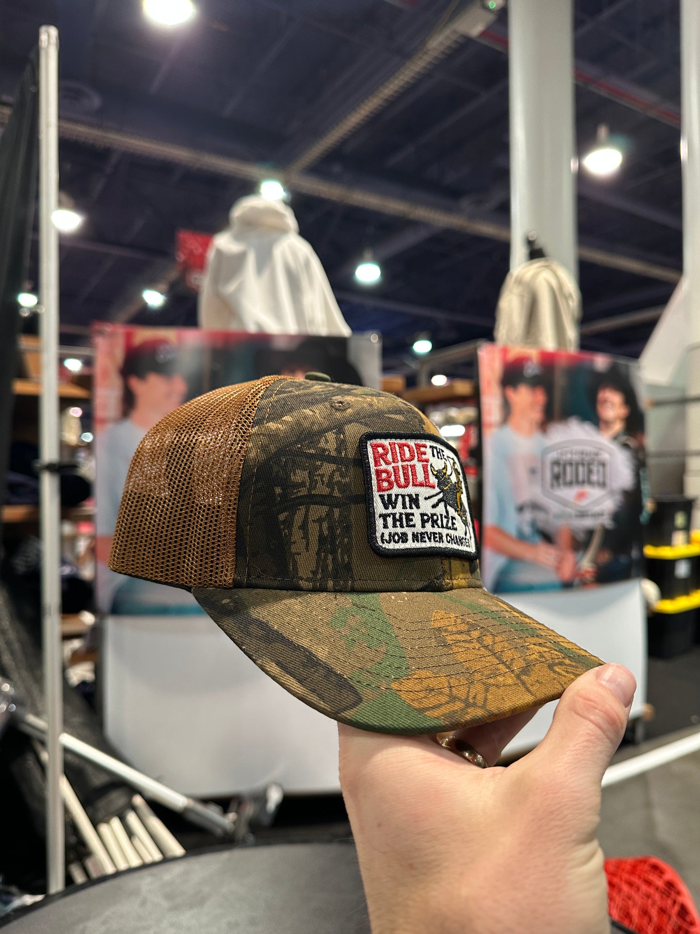 Ride the Bull, Win the Prize Cap