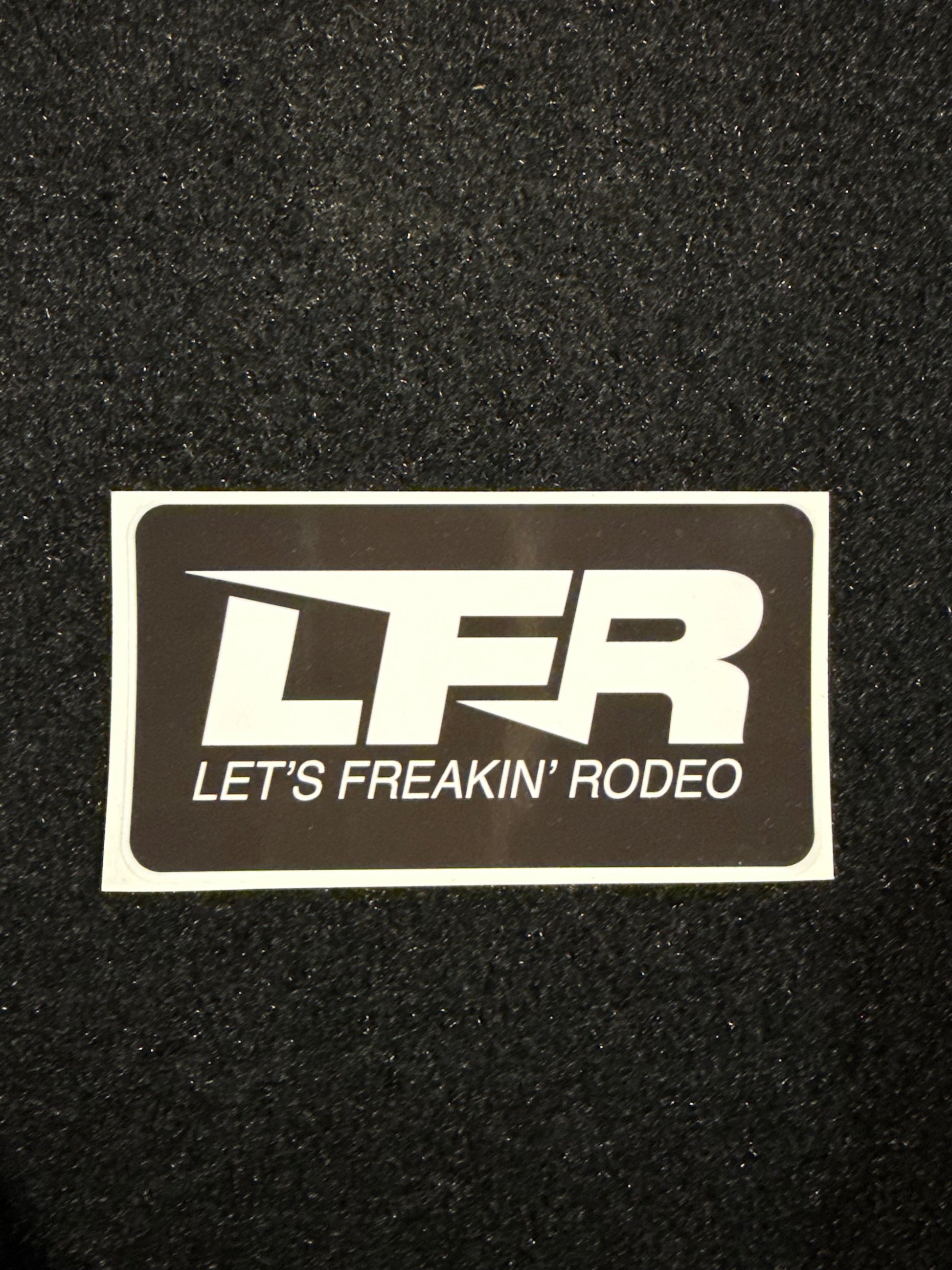 Lrf Sticker LFR Weatherproof Sticker – Let's Freakin' Rodeo