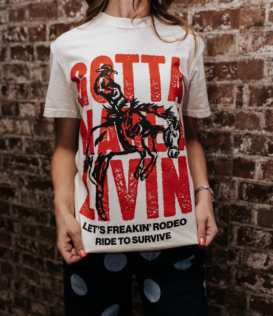 Ride to Survive Graphic Tee (Gotta make a living)