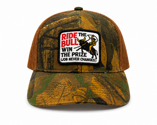 Ride the Bull, Win the Prize Cap