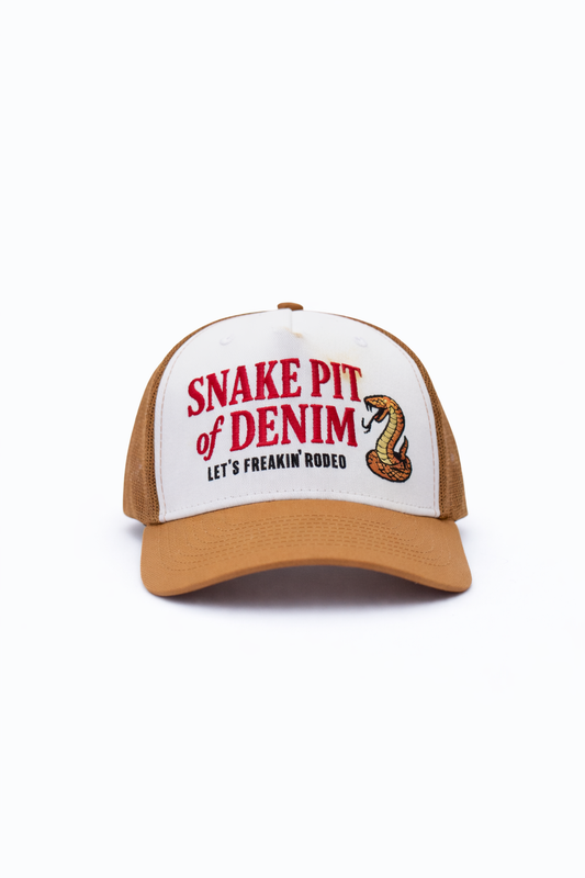 Snake Pit of Denim Cap