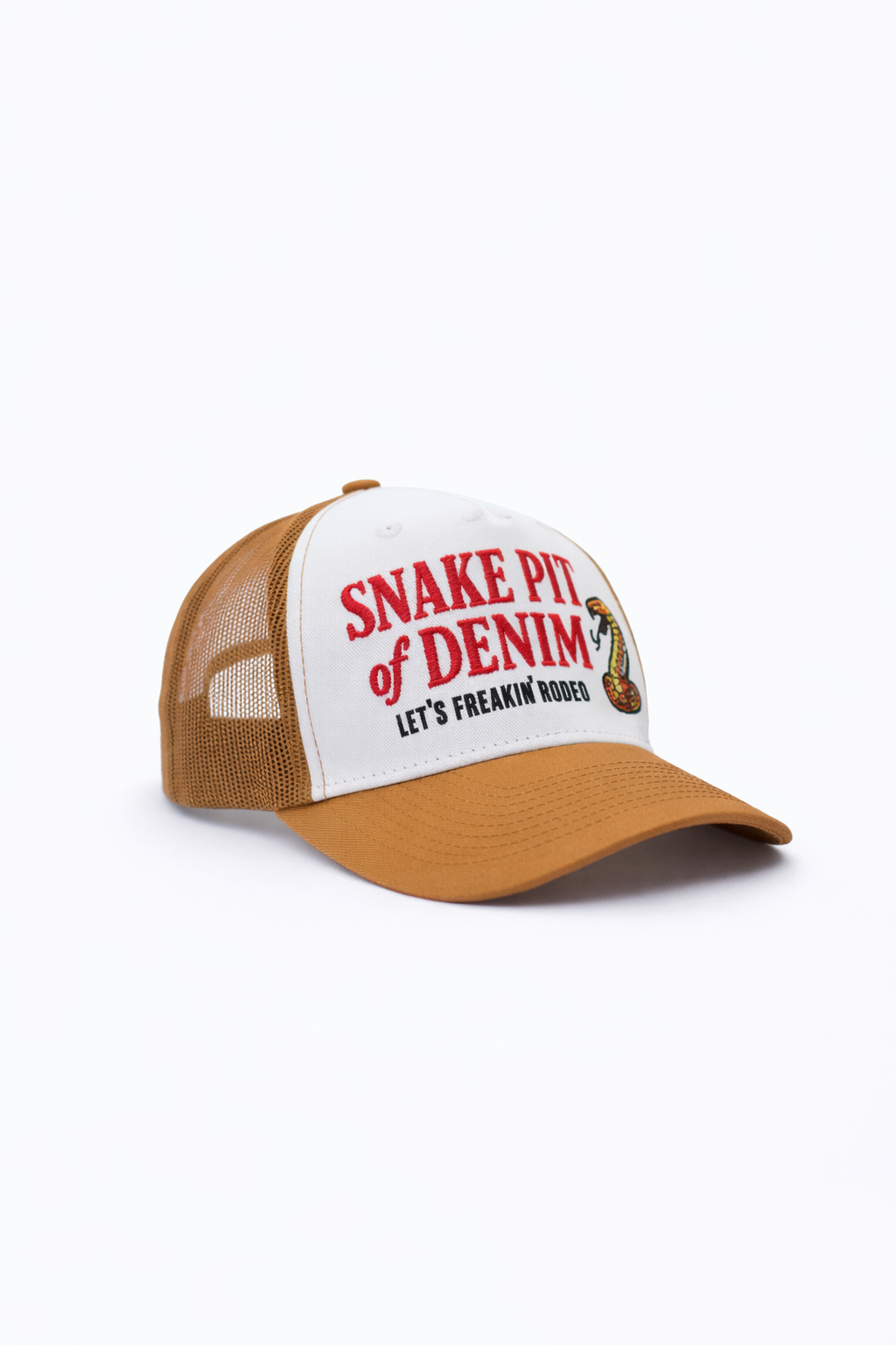 Snake Pit of Denim Cap