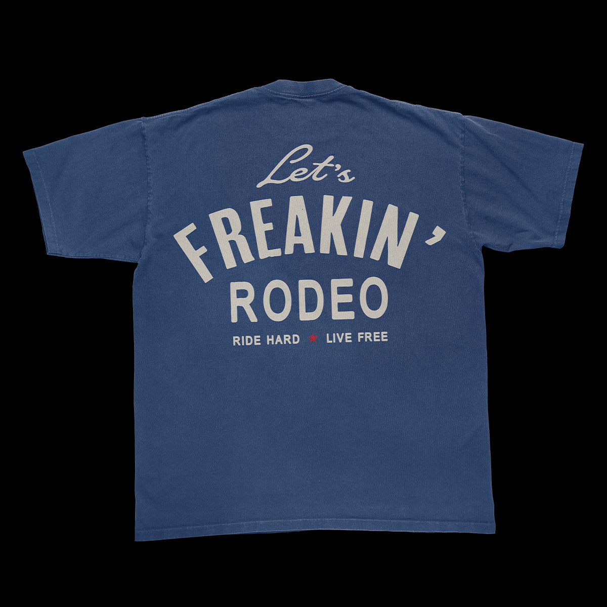 Navy "Let's Freakin Rodeo" Graphic Tee