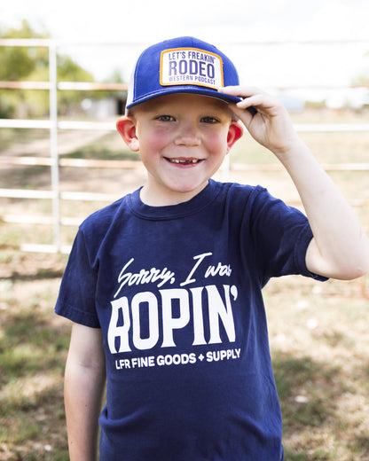 Kids Sorry I Was Roping Tee