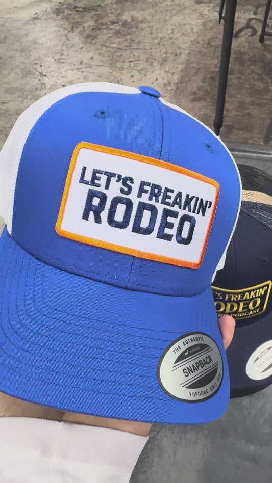 Western Podcast Cap ROYAL/ORANGE