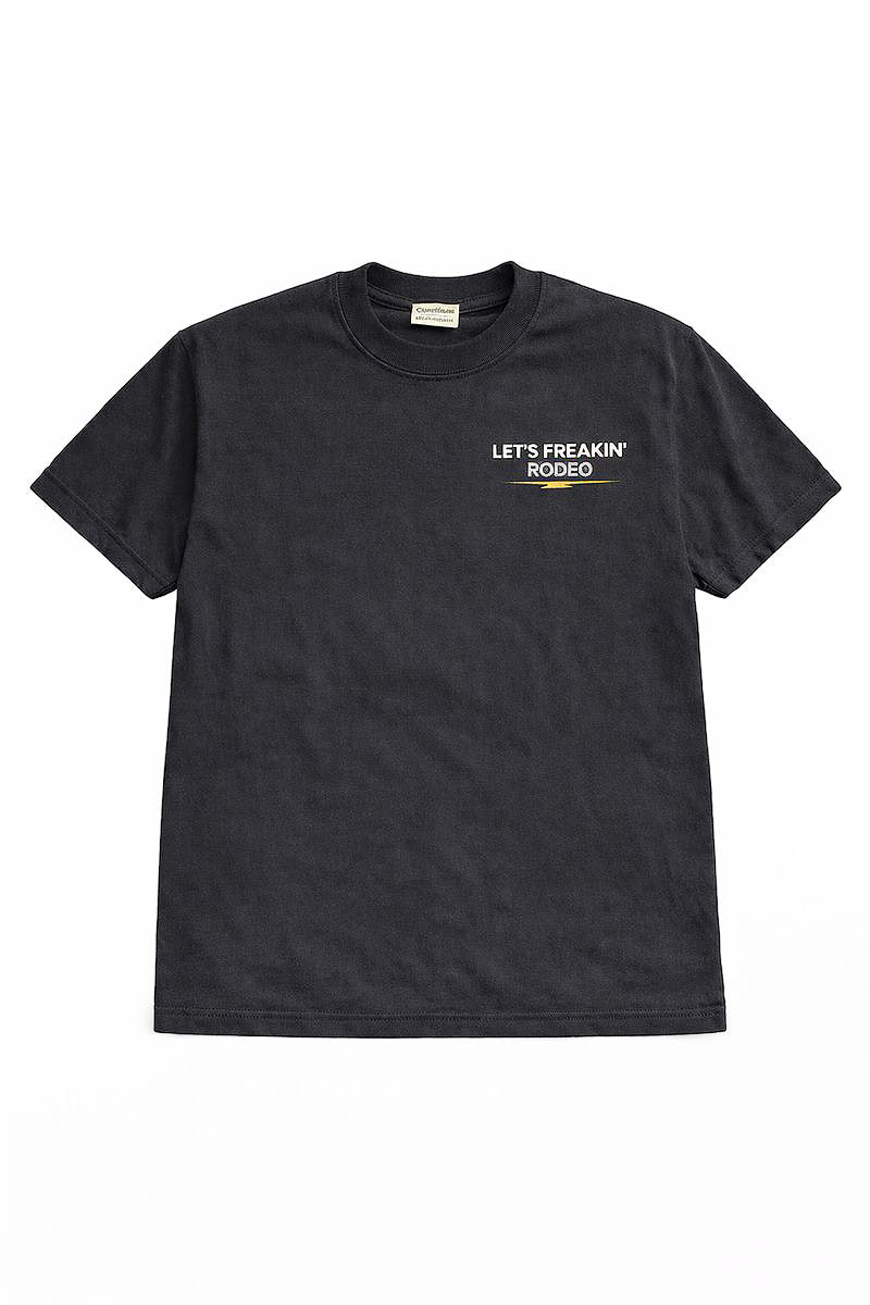 "The Weak Go Home" Western Tee Shirt | Black